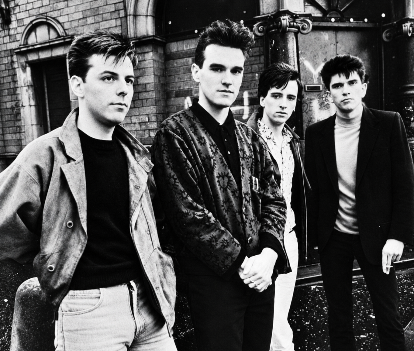 The Smiths — Morrissey, Johnny Marr, Andy Rourke and Mike Joyce.